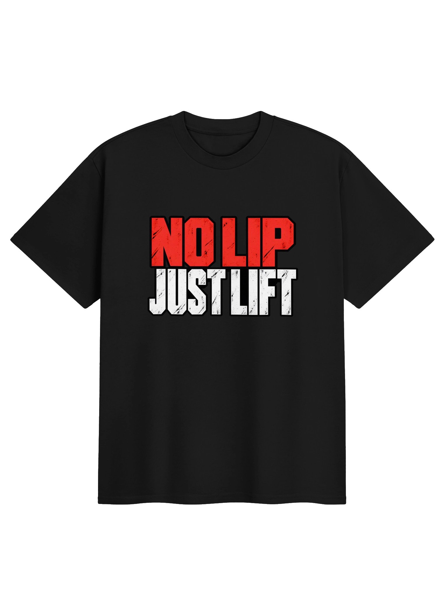 No Lip Just Lift Distressed Gym Tee product image (1)