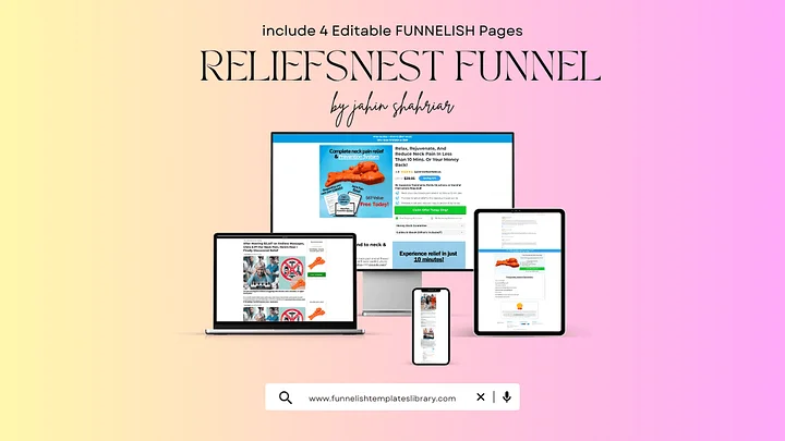 ReliefsNests Funnelish Templates product image (1)
