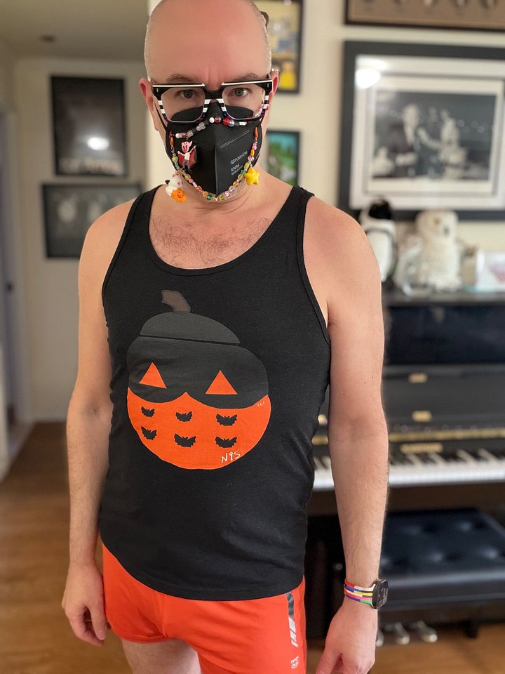 Mask-O-Lantern tank (orange mask) product image (1)