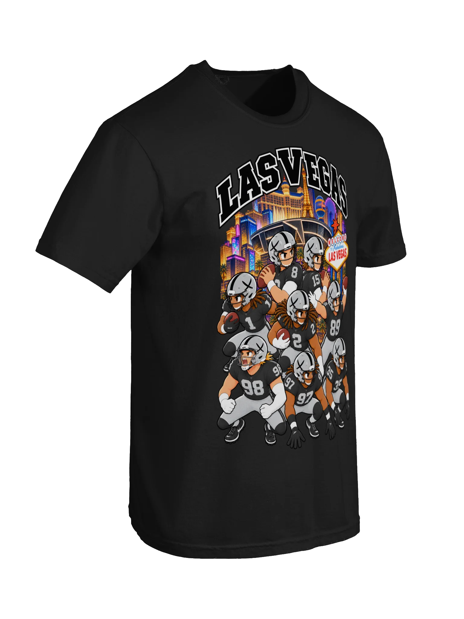 Las Vegas Football 2026 Animated Player T-Shirt product image (29)