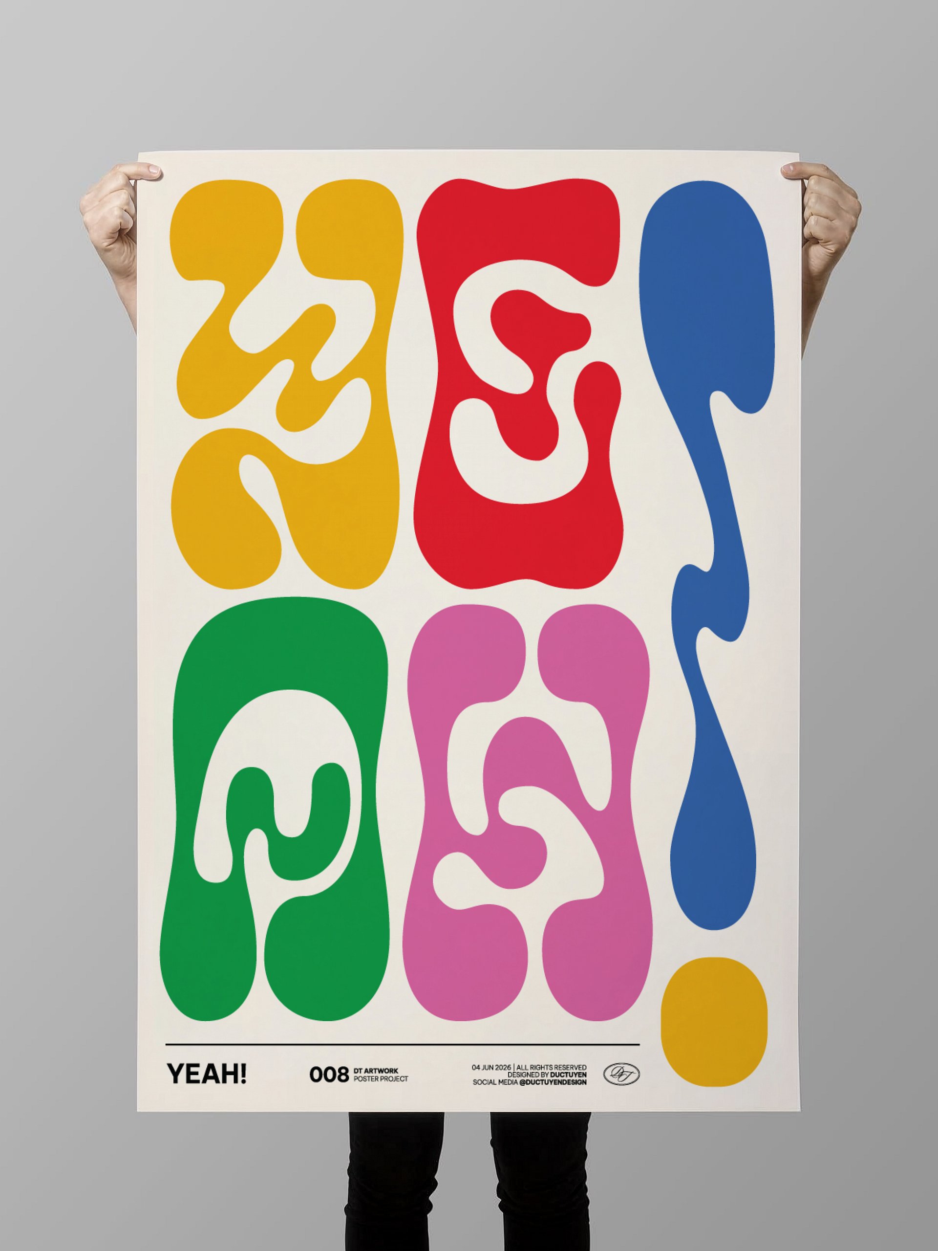 "YEAH!" Print Poster (Unframe) product image (33)