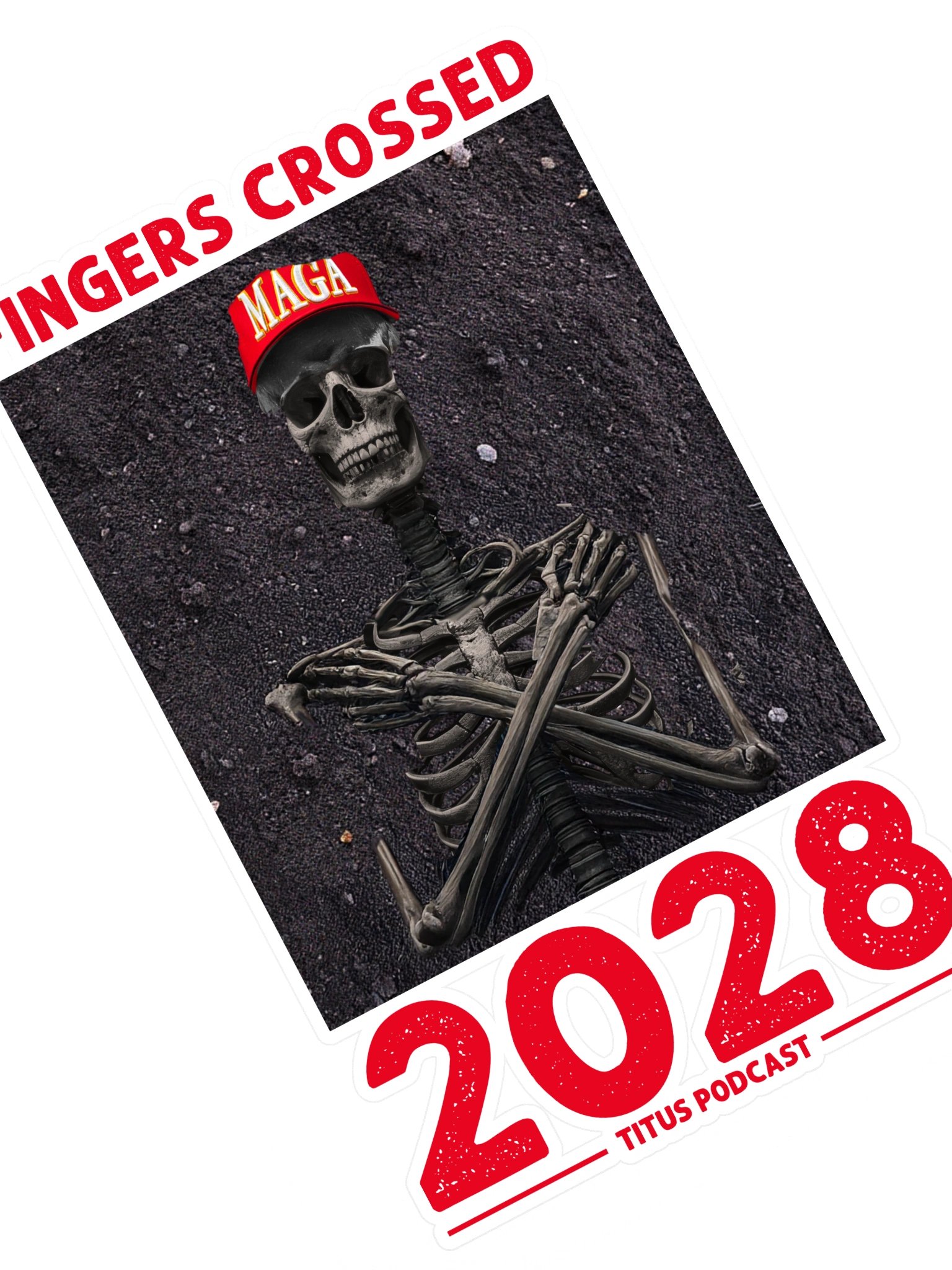 FINGERS CROSSED 2028 Sticker Sheet product image (1)