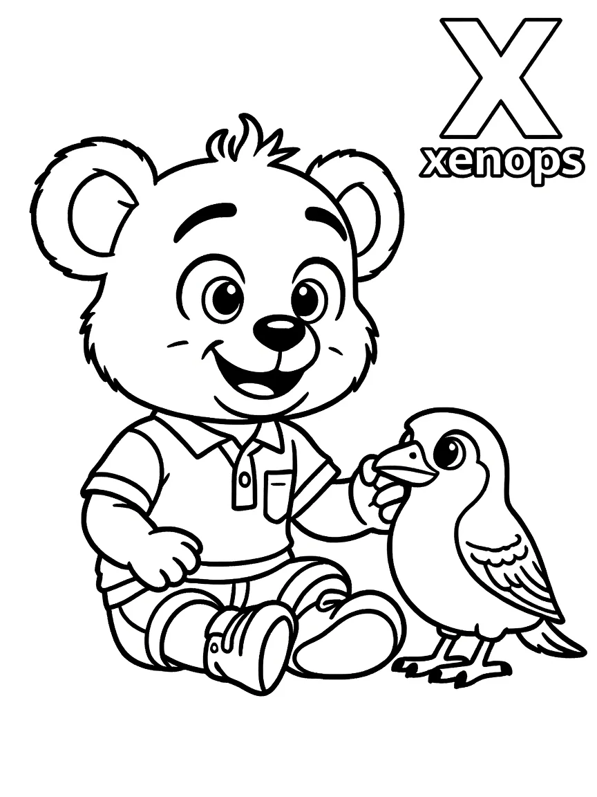 FREE Barnaby Bear’s ABCs: Tasty Treats Coloring Pack (Digital Download) product image (4)
