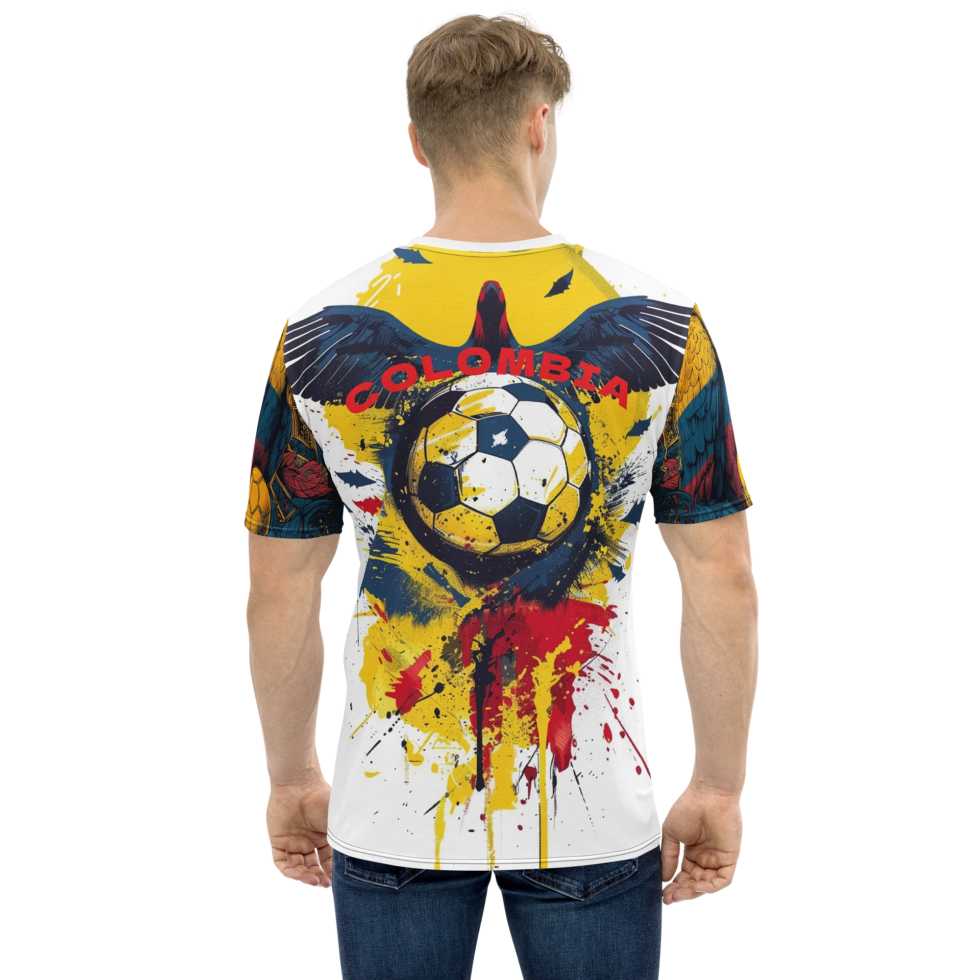 Colombia Fantasy Football Mens T shirt product image (7)