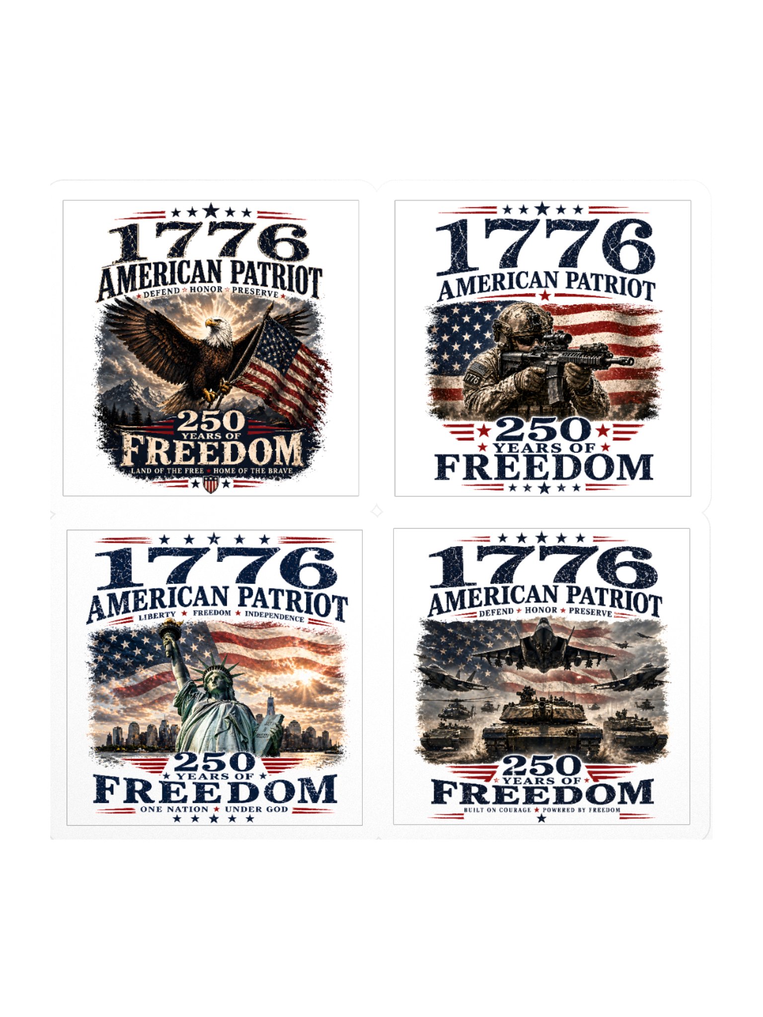 Patriot 1776 Sticker Mix product image (1)