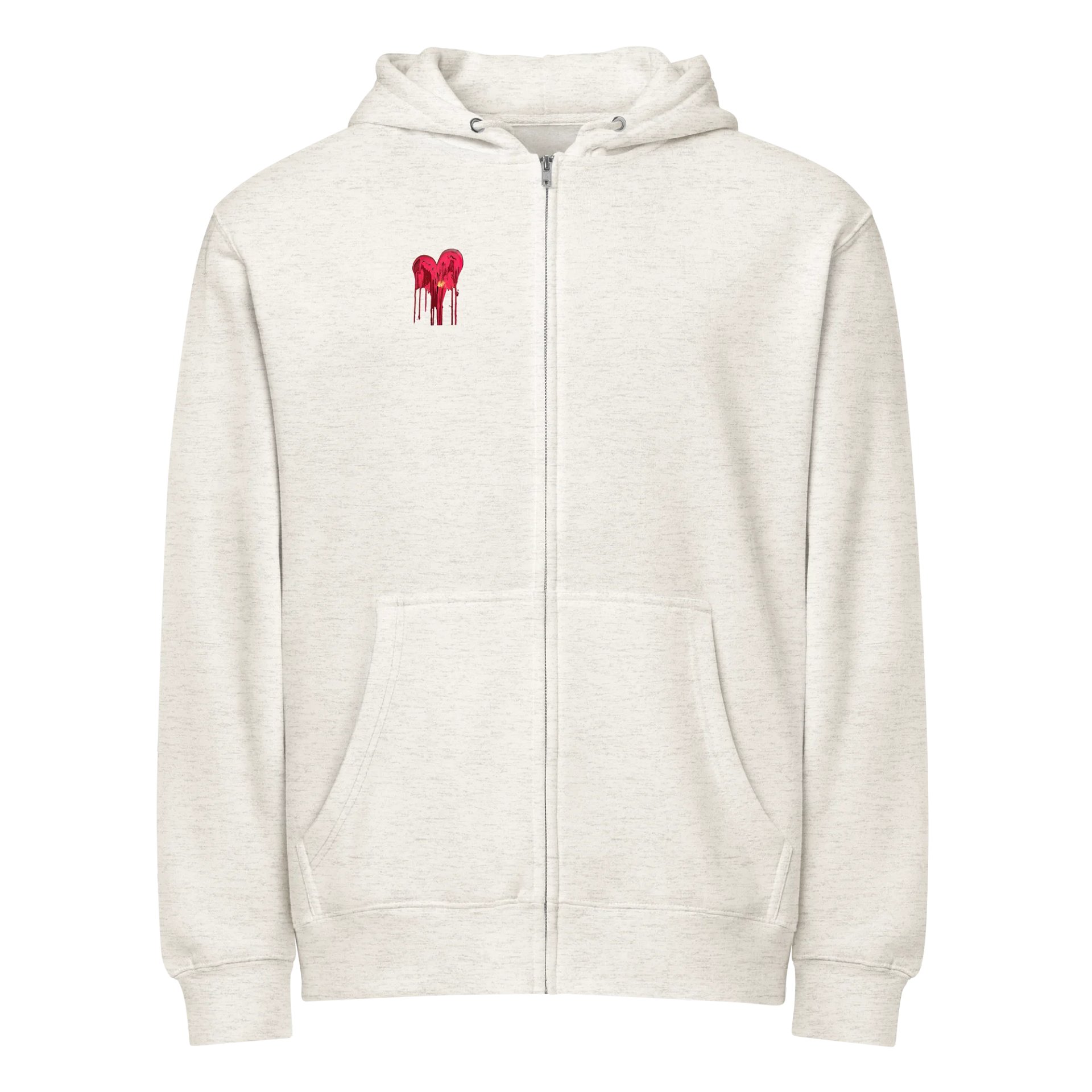 Melting Heart Zip-up Hoodie product image (13)