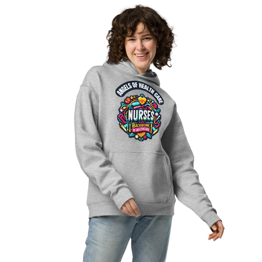 Nurse Tribute Emblem Oversized Hoodie product image (13)