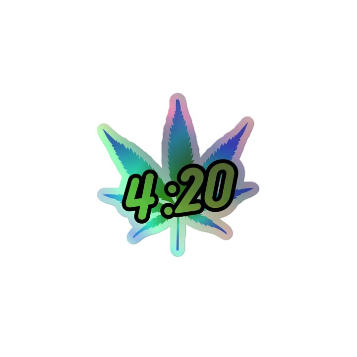 420 Holographic Sticker product image (1)