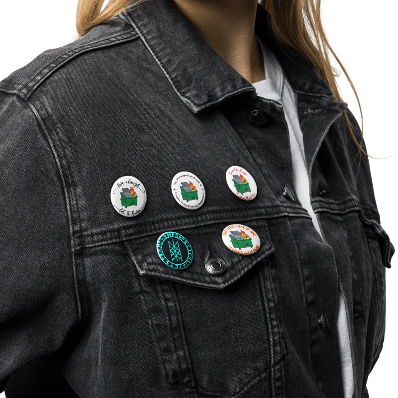 Dumpster Fire Pin Set product image (6)