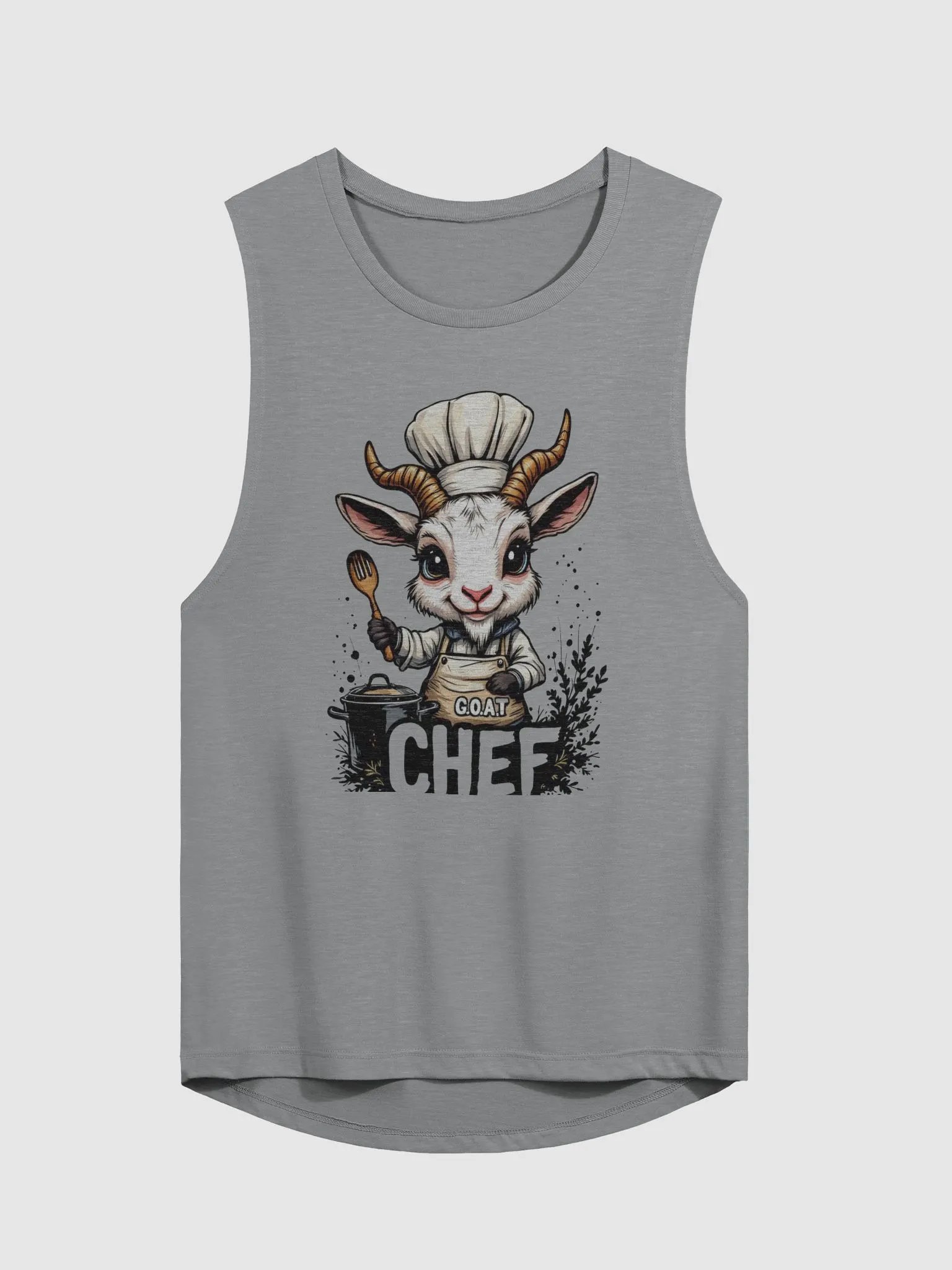 Baby G.O.A.T Chef Women's Flowy Muscle Tank product image (5)
