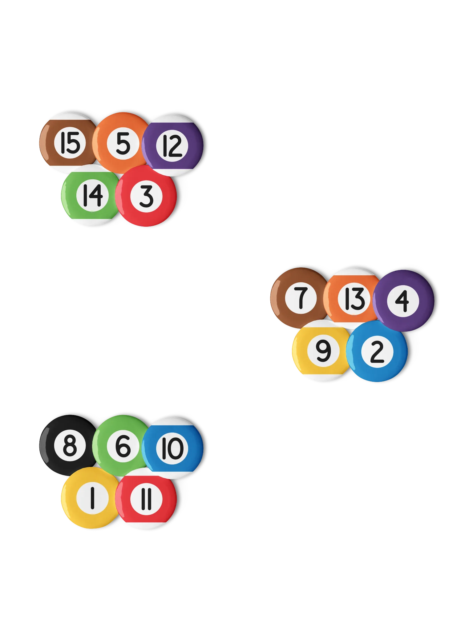 Pool Ball Pins Full Collection product image (1)