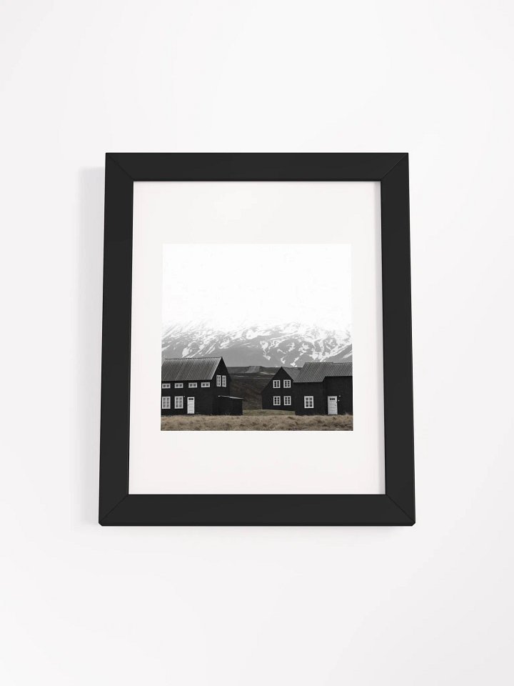 Iceland Mountain Retreat Framed Poster product image (12)