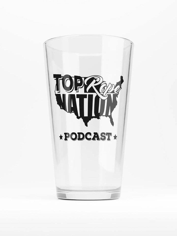 Top Rope Nation Logo Pint Glass product image (1)