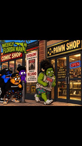 🚨 FLORIDA MAN FRIDAY! 🚨
Florida Man gets his hands on a $2,000 comic book and comes up with an absolutely brilliant plan to t...