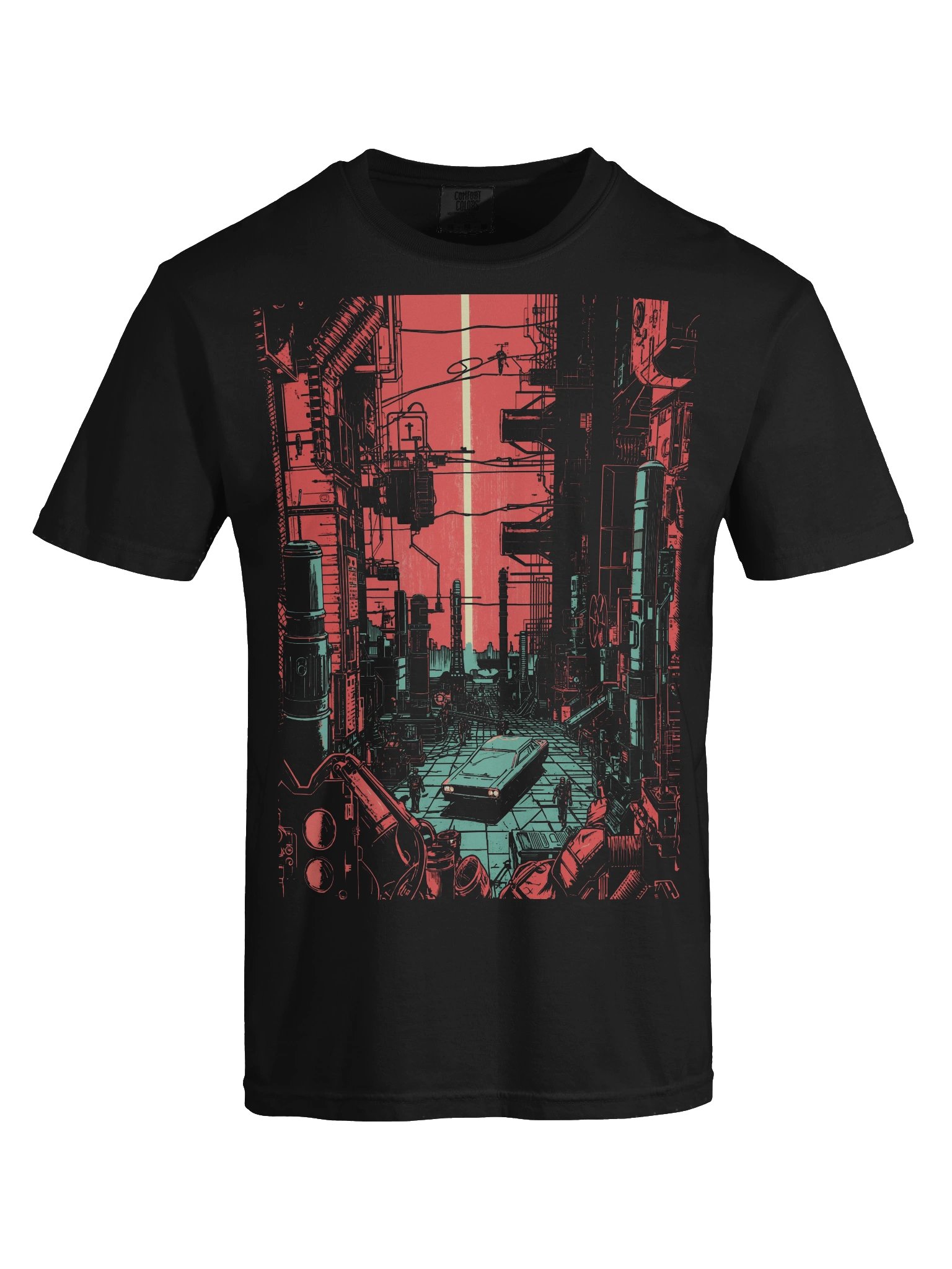 Cyberpunk Alley Heavyweight T-Shirt product image (2)