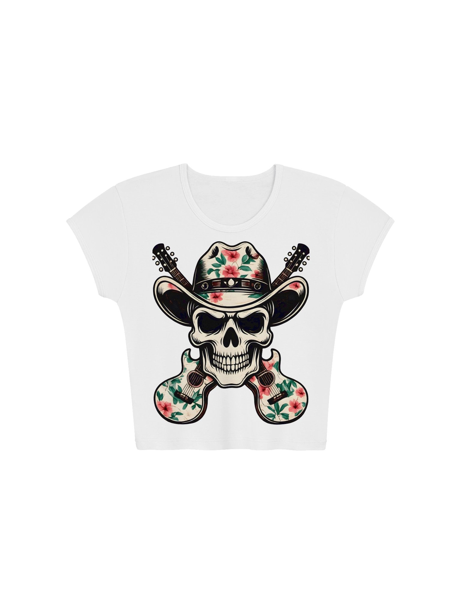 Country Hardstyle | Desert Bloom | Damen Ripp-Crop-Top product image (7)