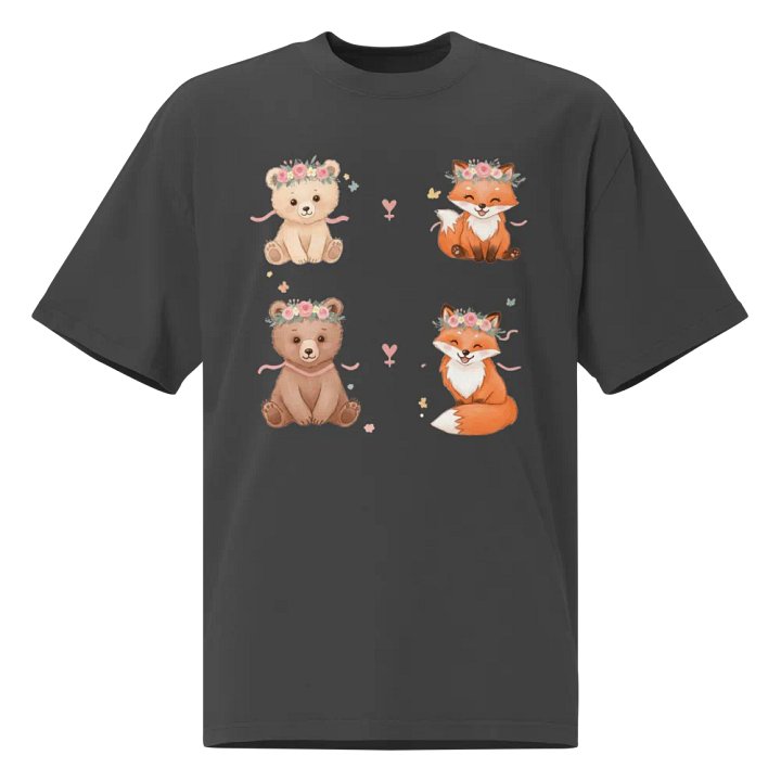 Cute Animals with Flower Crowns product image (1)