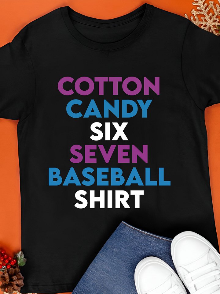 Cotton Candy Six Seven Baseball Shirt product image (1)