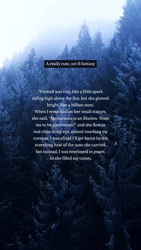 Would you like to meet her? 

Book: The Tiny Fireball

A cute, comfort-read, sci-fi fantasy by Sameer Kochure.

Music by 😍 Hr...