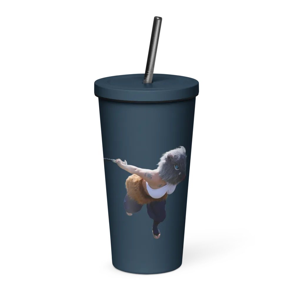 Inosuke Insulated Tumbler w/ Straw product image (1)
