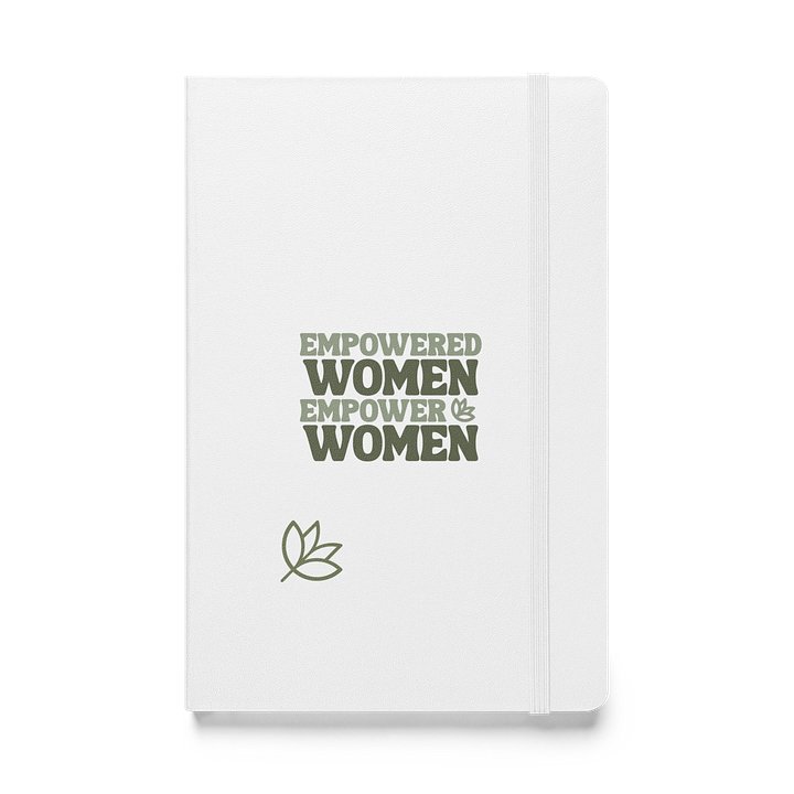Empowered Lotus Hardcover White & Green Journal product image (1)