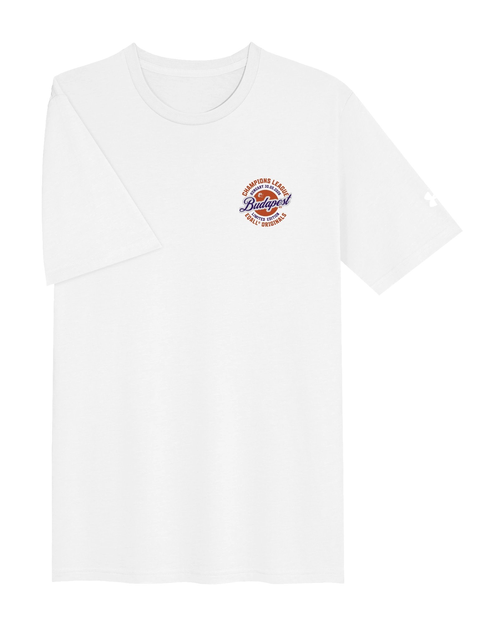 EQALL® ft. Under Armour® Unisex Athletic Tee_Champions League_Orange Blue product image (3)