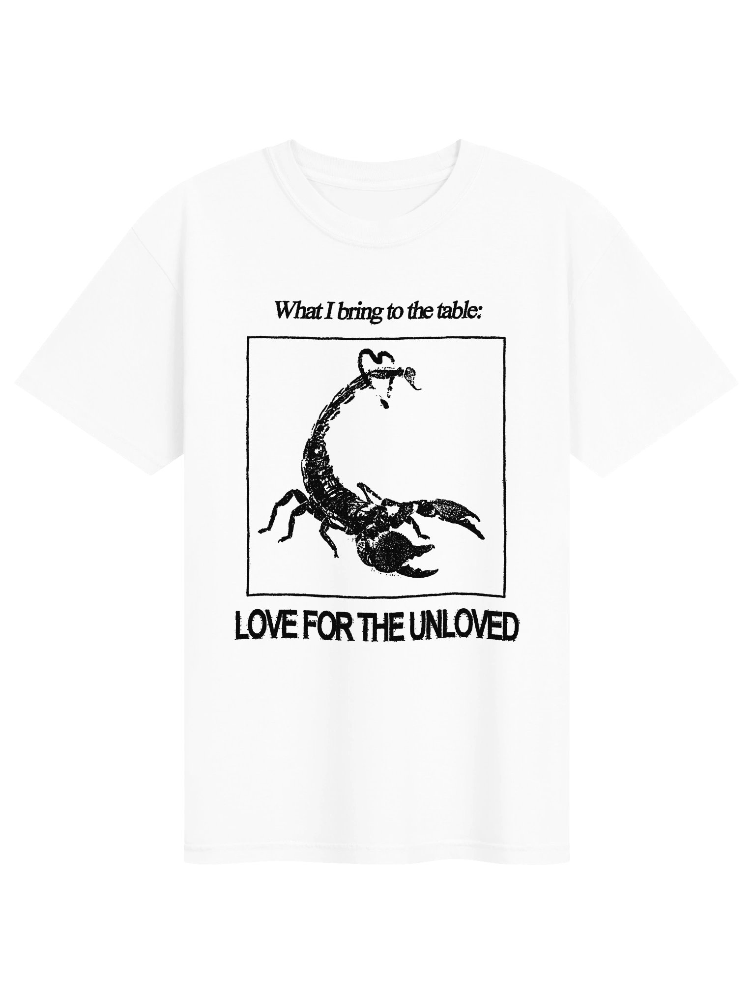 LOVE (TABLE) T-SHIRT product image (1)