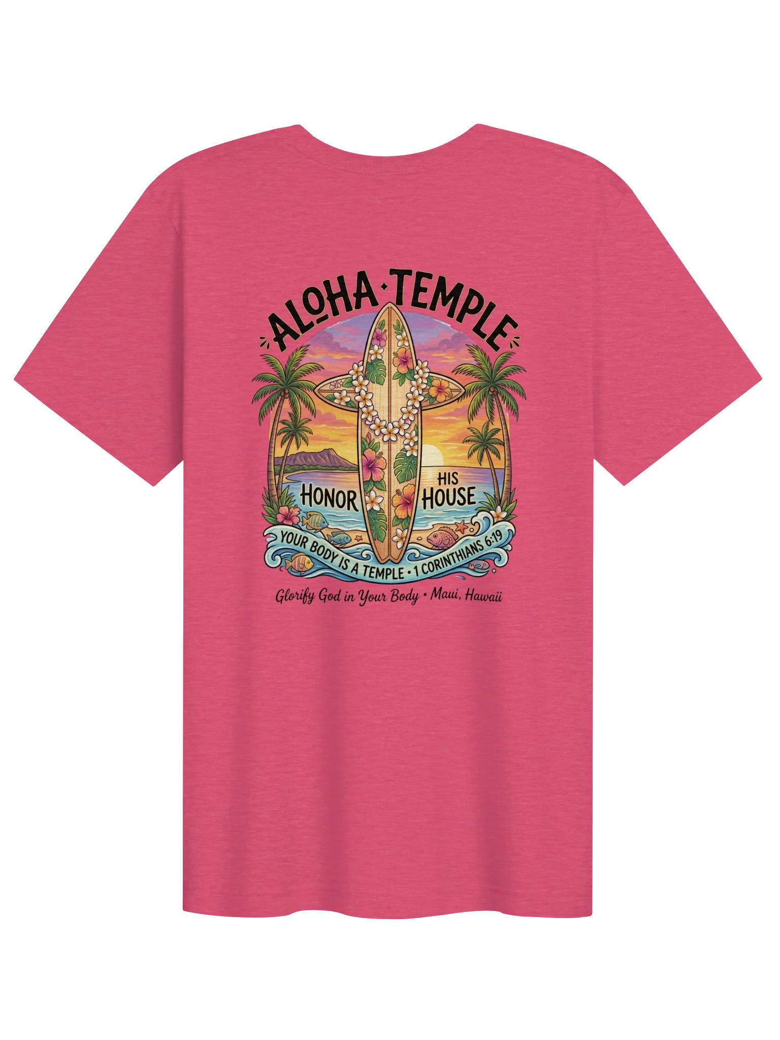 His House Unisex "Aloha Temple" T-Shirt by His House