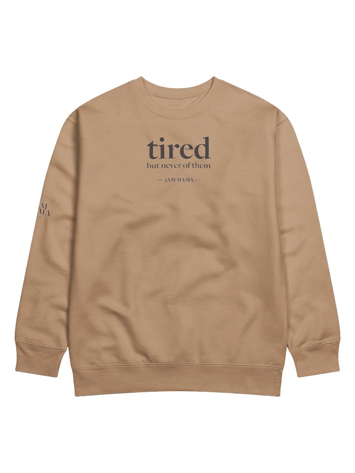 Tired Crewneck - Cappuccino product image (1)