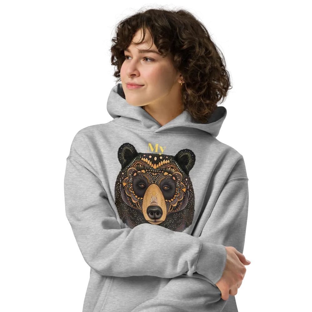 Spirit Animal Bear Oversized Hoodie product image (31)
