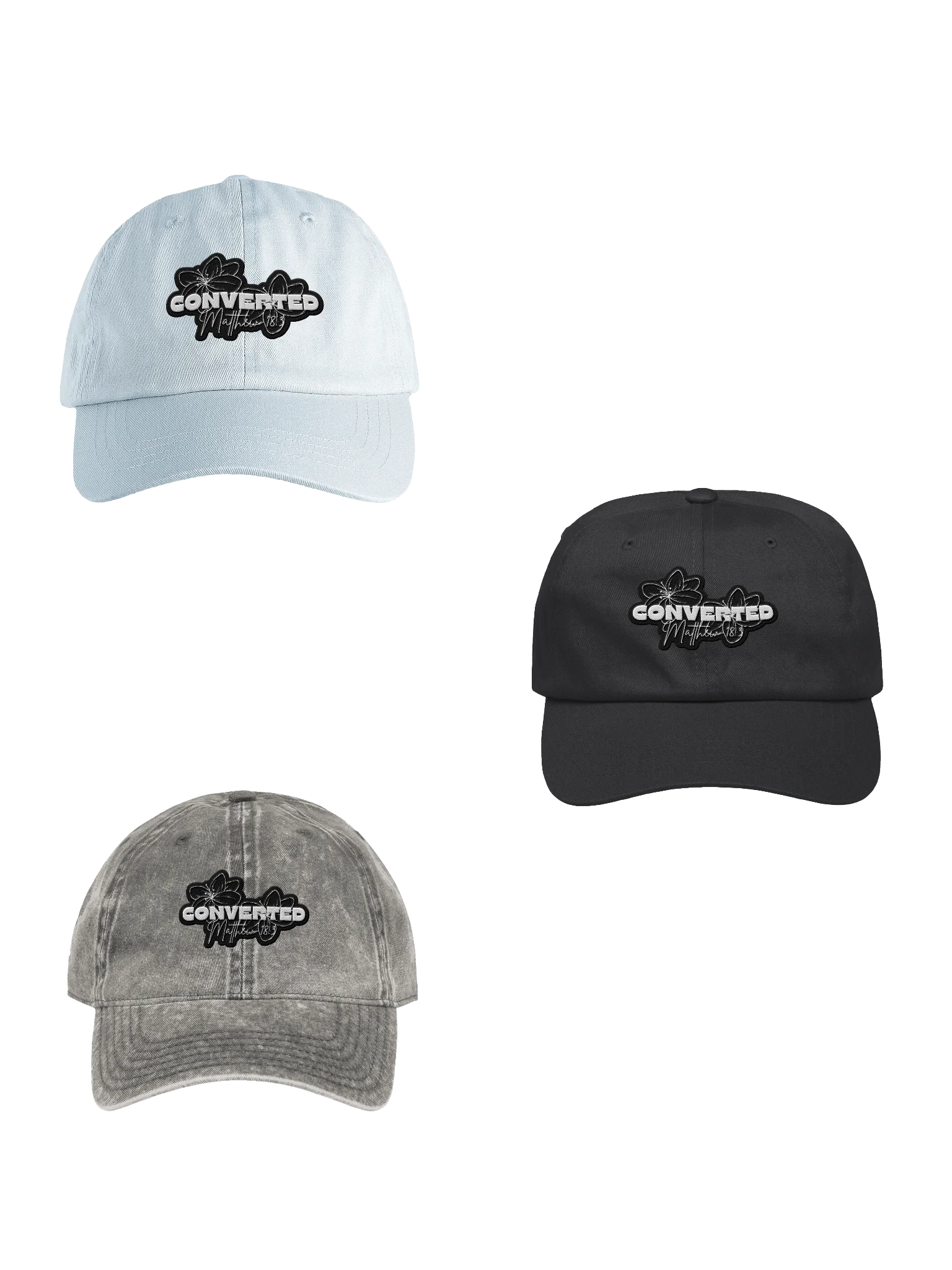 Converted Embroidered Cap Set product image (1)