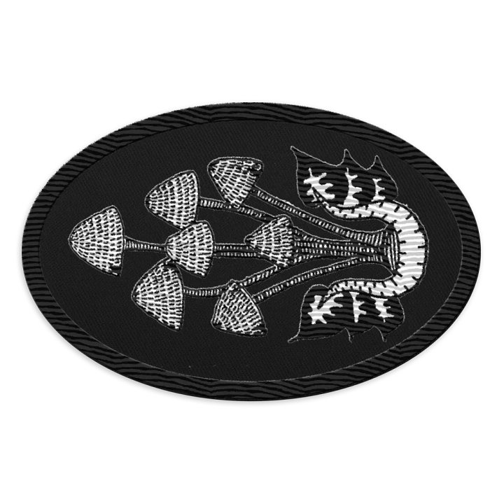 Mushroom Cluster Embroidered Patch product image (1)