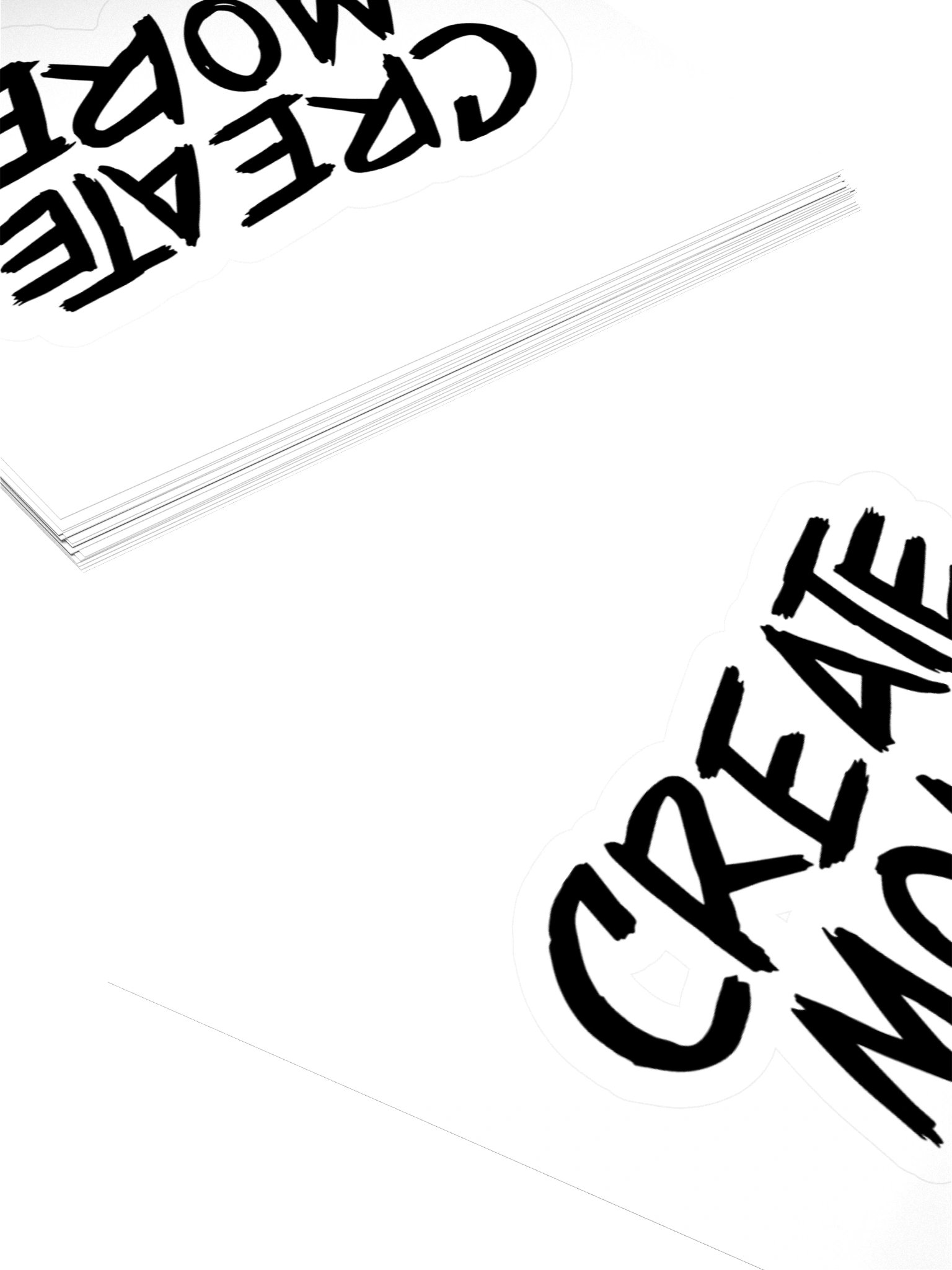 Create More Sticker - BLK product image (10)