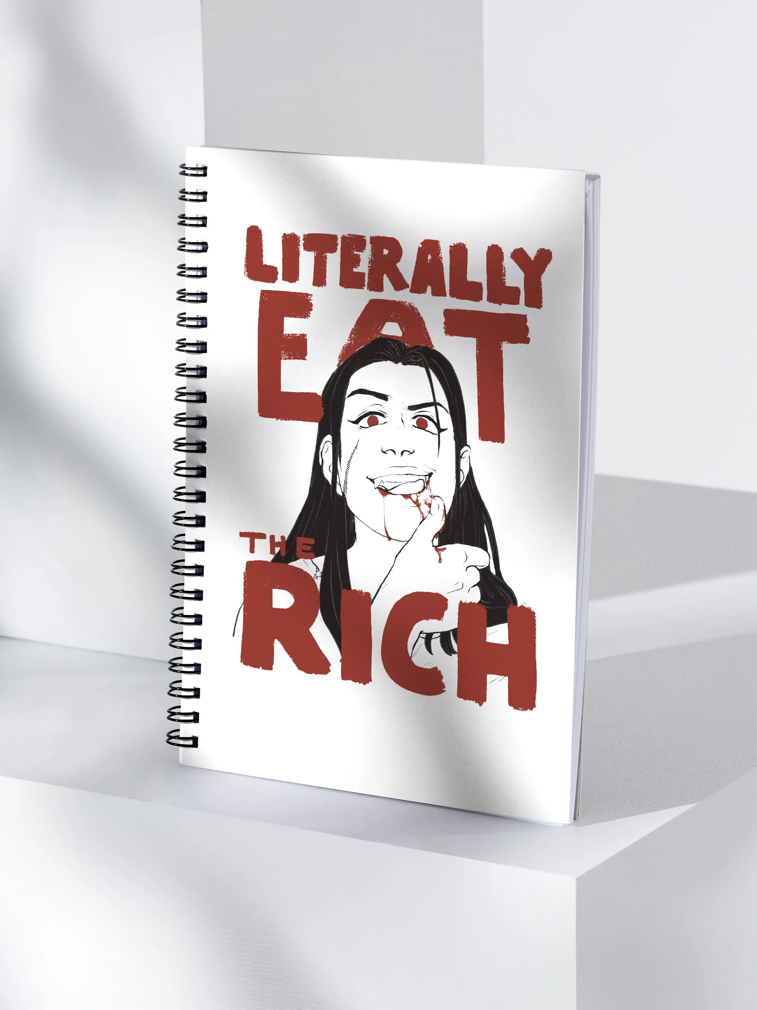 Literally Eat The Rich Spiral Notebook product image (4)