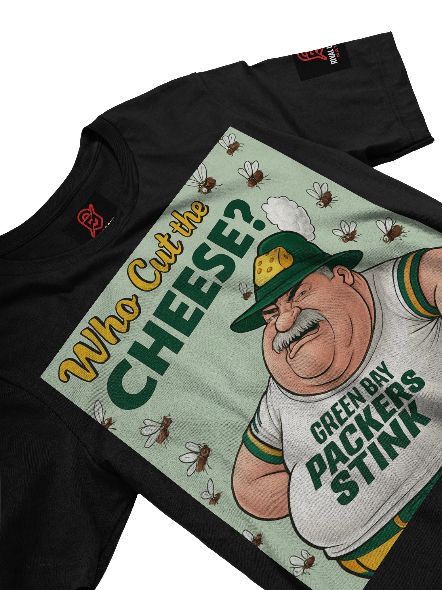 NEW Who Cut the Cheese? T-Shirt | Green Bay | Football | Rivals Locker product image (4)