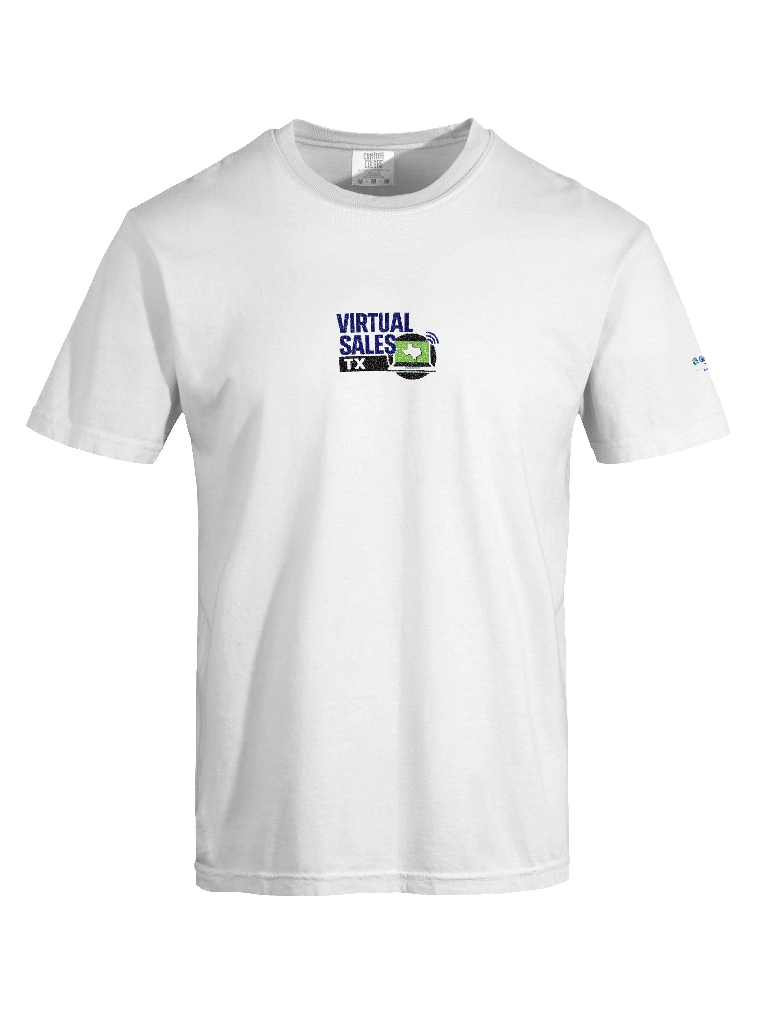 Virtual Sales TX Heavyweight Embroidered T Shirt product image (46)