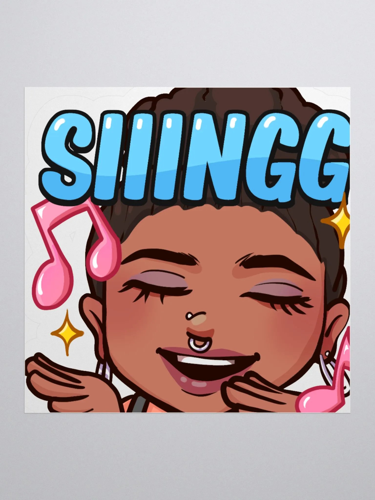 KW "SING" Sticker product image (2)