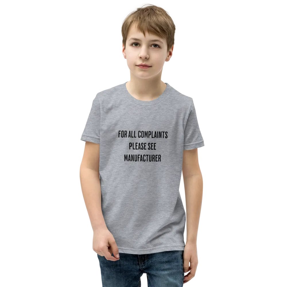 For All Complaints Please See Manufacturer - Youth T-Shirt product image (6)