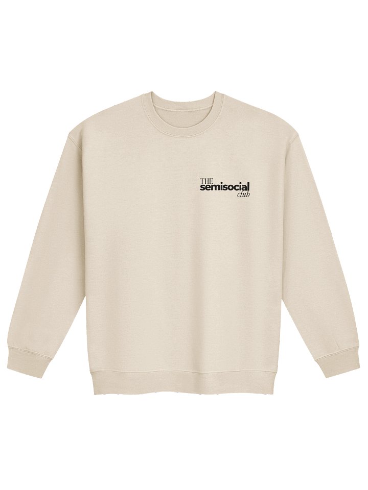 the semisocial club crewneck product image (2)