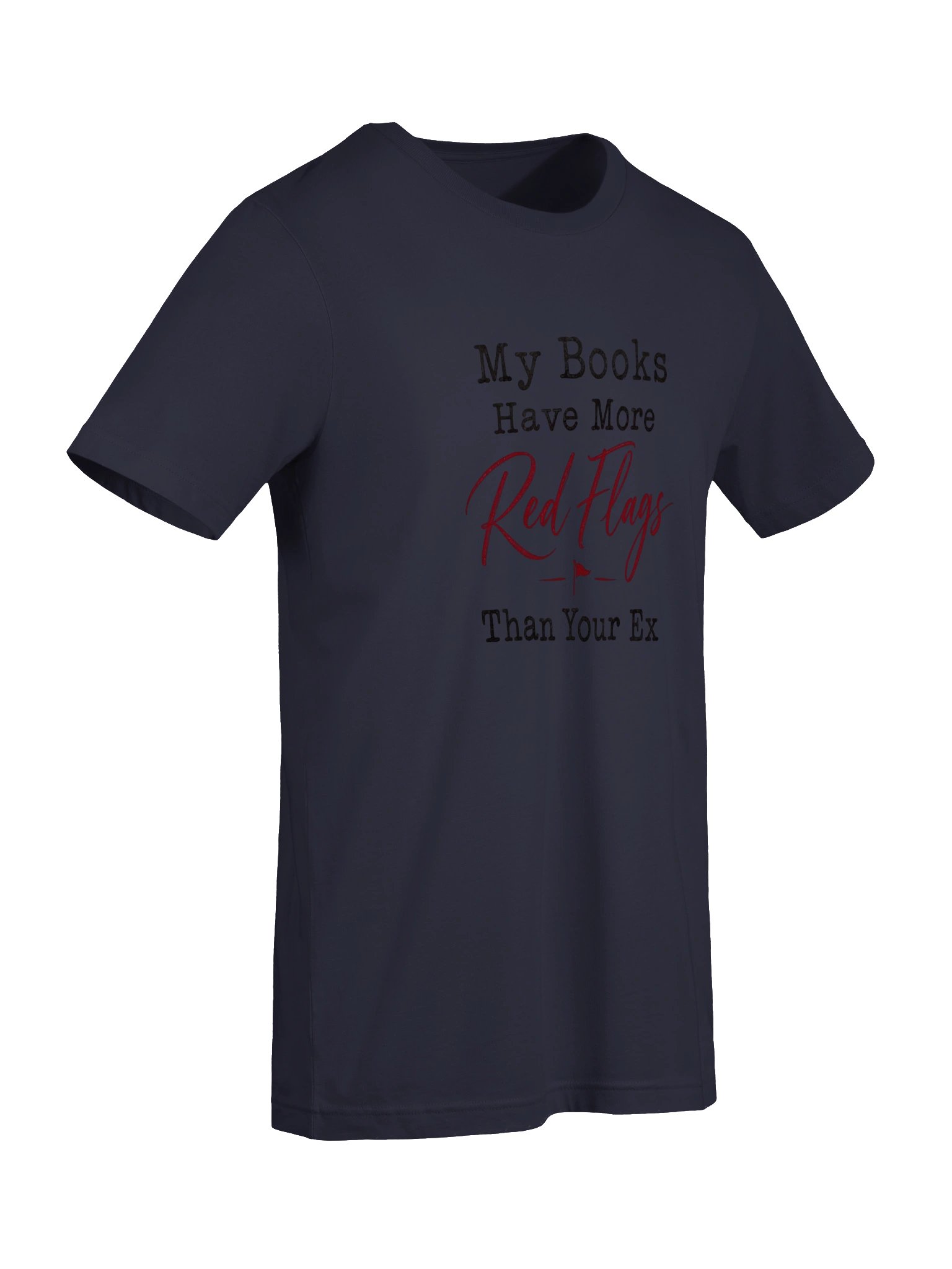 My Books Have More Red Flags - Unisex Canvas T-Shirt product image (91)