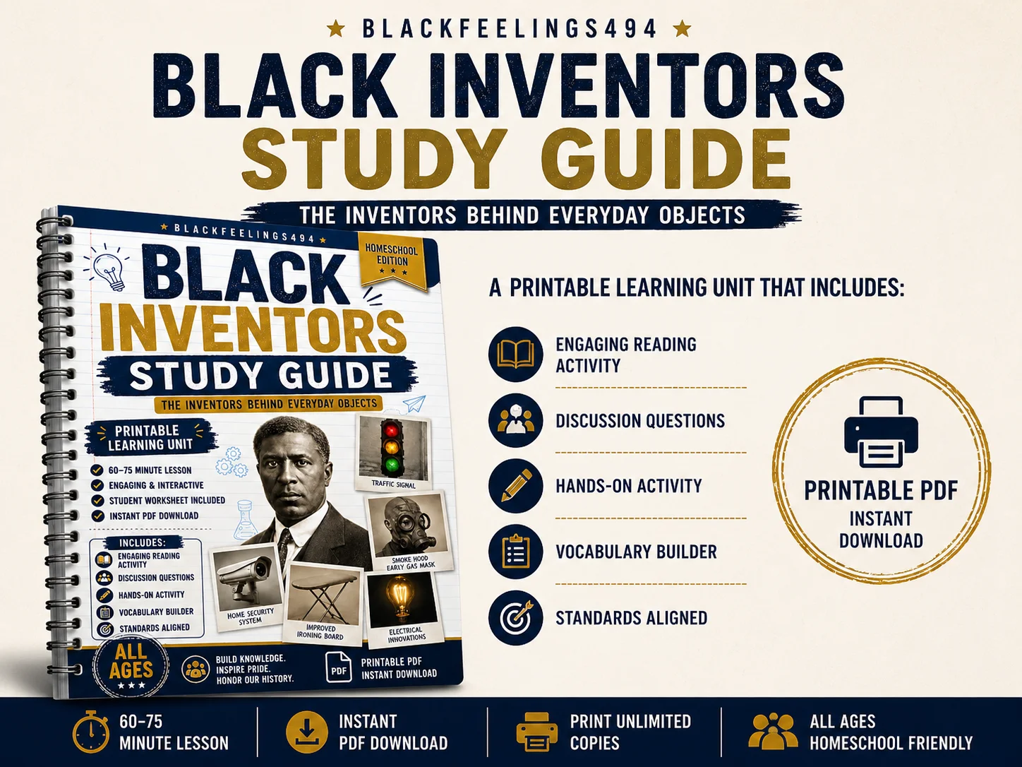 Black Inventors Study Guide – Volume 1: The Inventors Behind Everyday Objects product image (2)