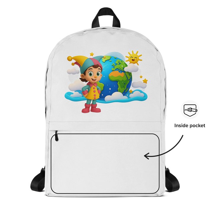 🌍 JessyJesty “Earth Adventure” Backpack – Colorful, Eco-Inspired Style for Daily Explorers product image (2)