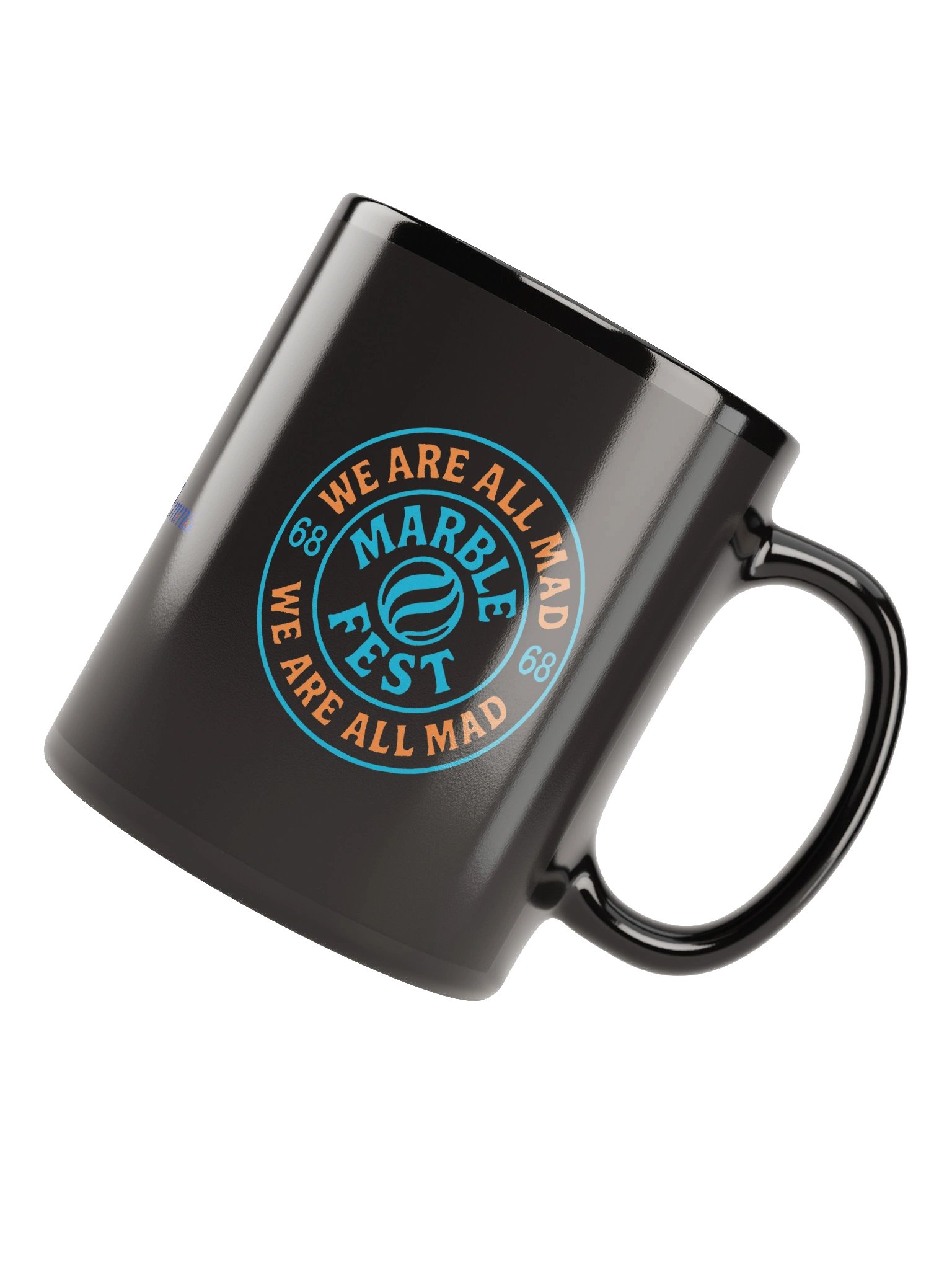 Marble Madness Black Glossy Mug product image (11)
