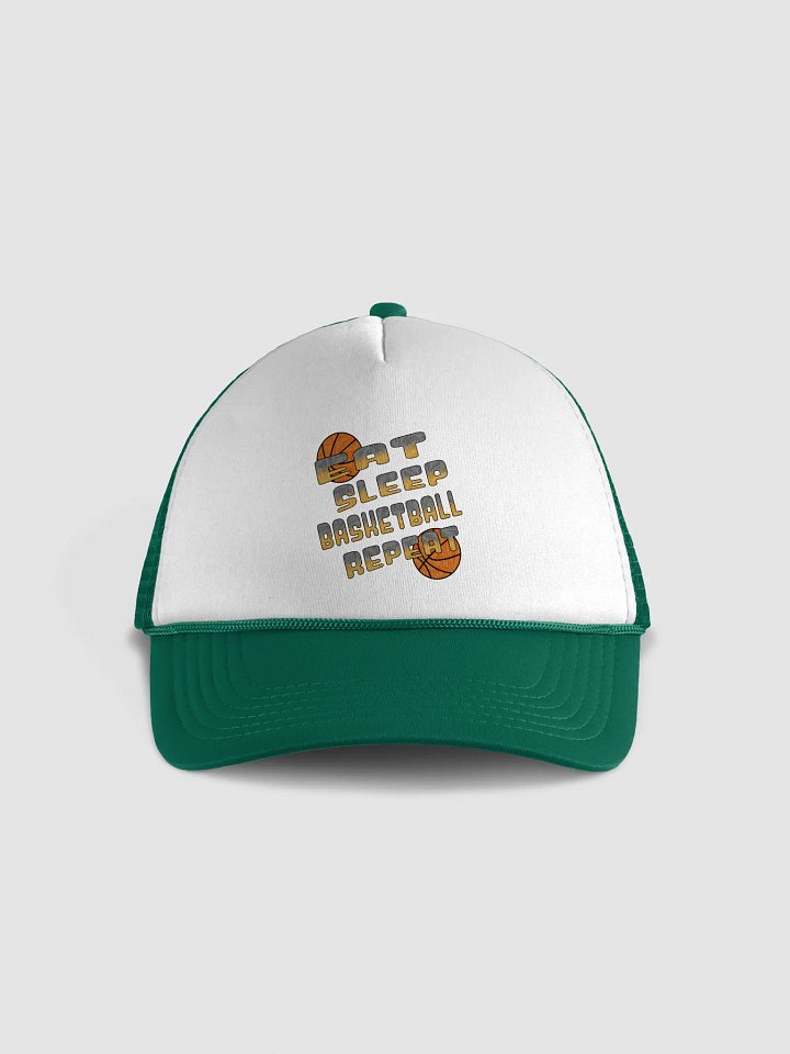 Eat Sleep Basketball Repeat Fever Trucker Hat product image (5)