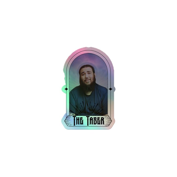 The Taser Kiss-Cut Holographic Sticker Sheet product image (1)