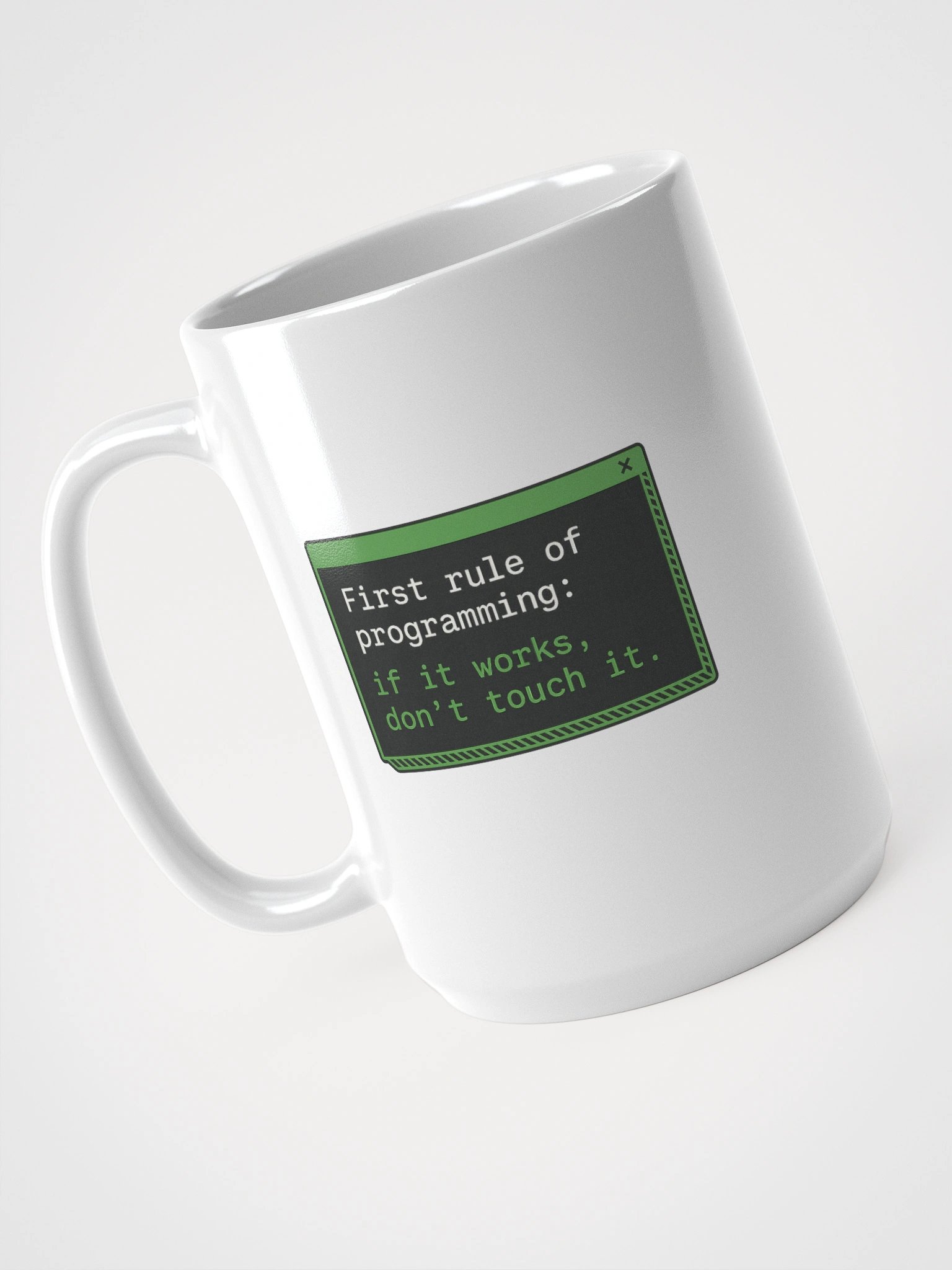 1st Rule of Programming Mug 😄 product image (3)