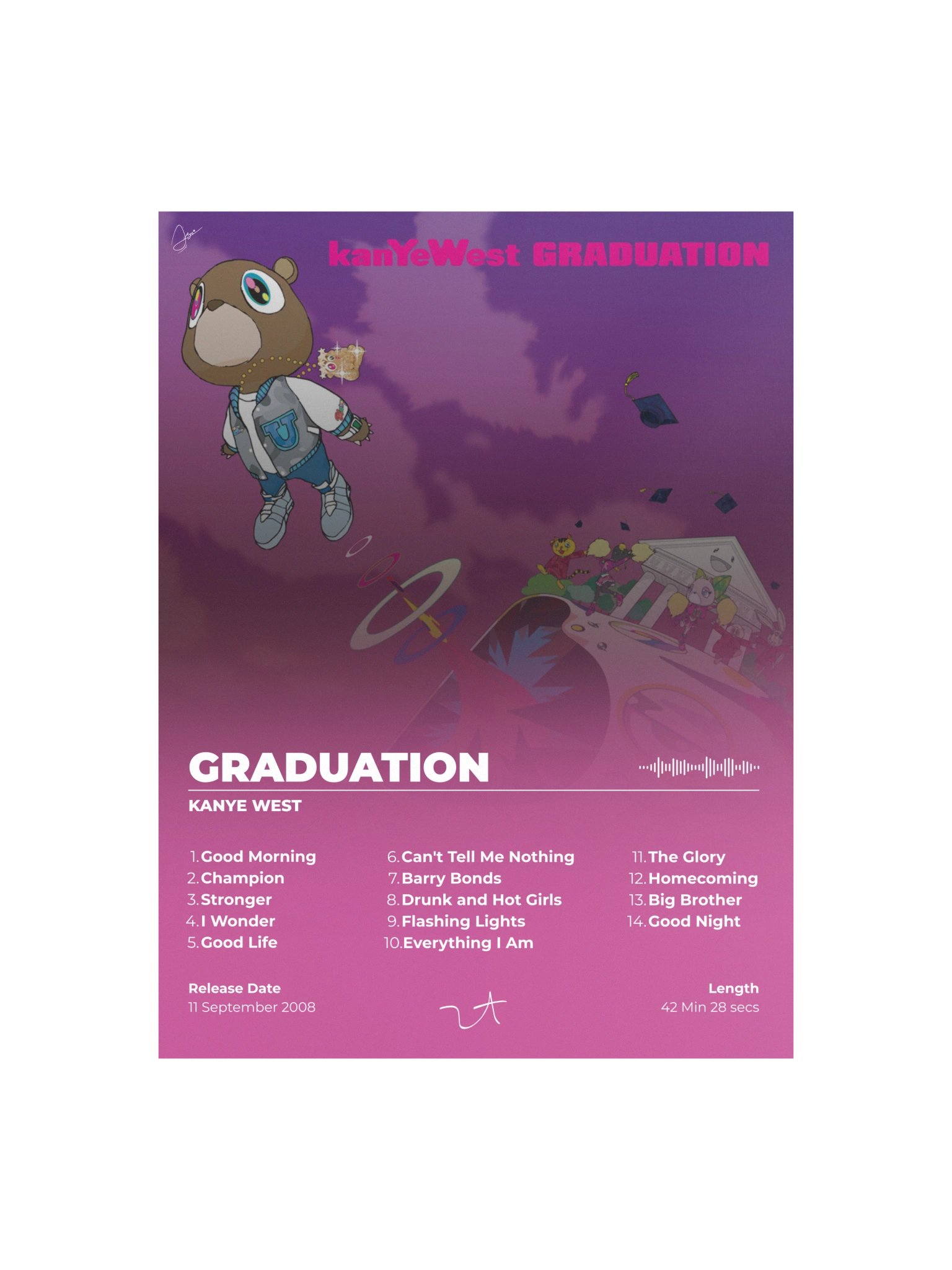Graduation Kanye West Album Poster product image (1)