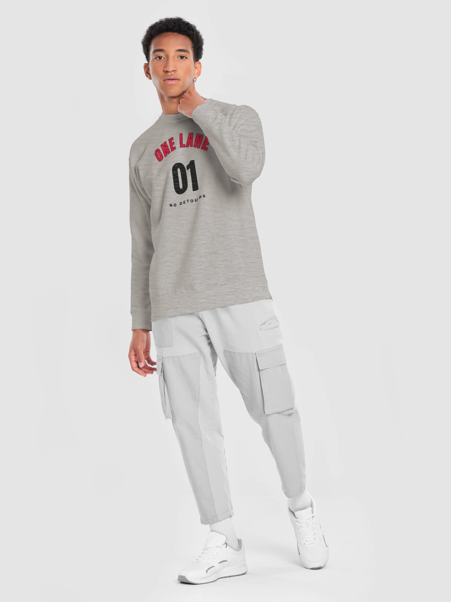 ONE LANE 01 Varsity Men's Crewneck product image (21)