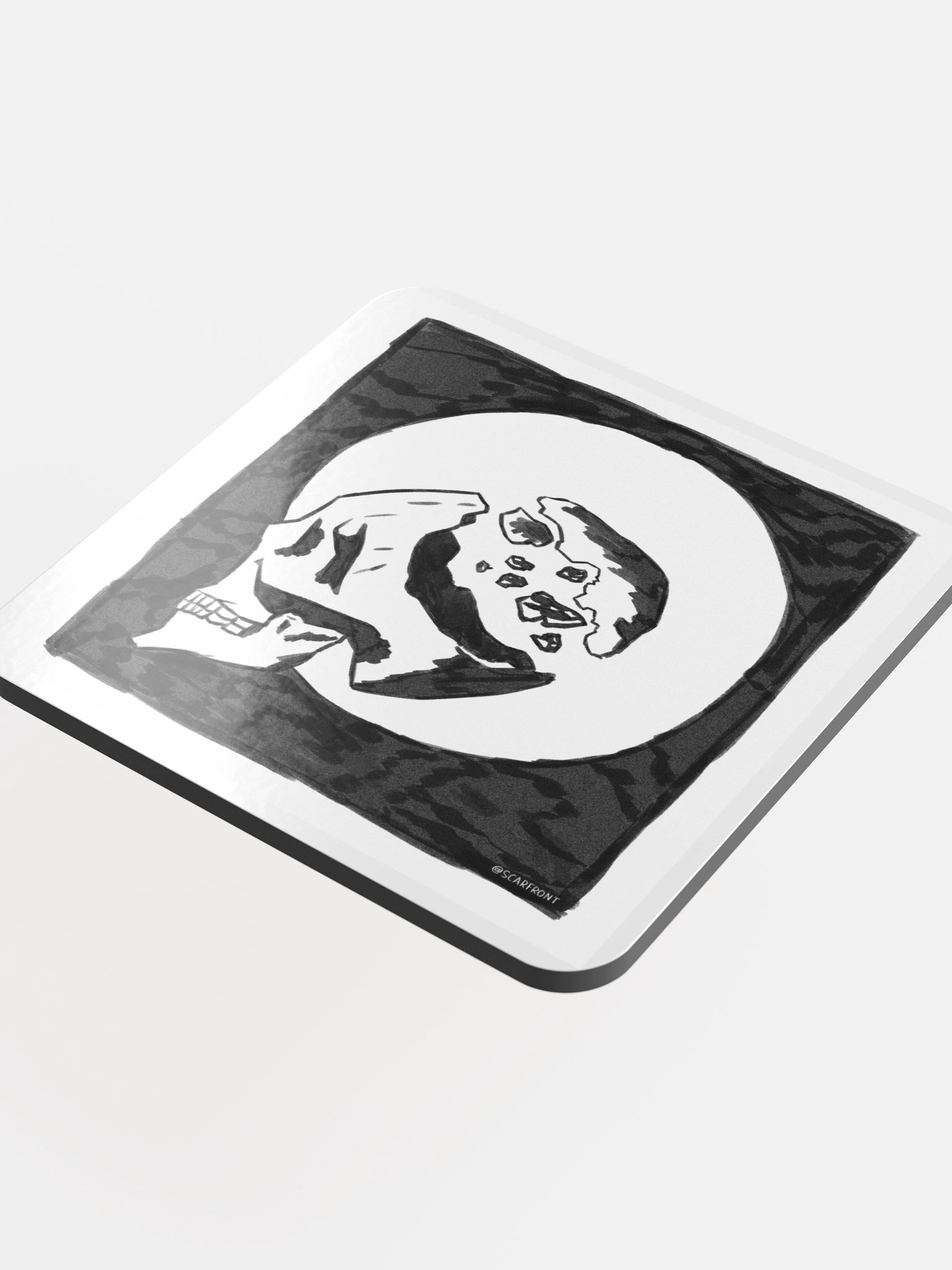 Mindless - Glossed Cork Coaster product image (4)