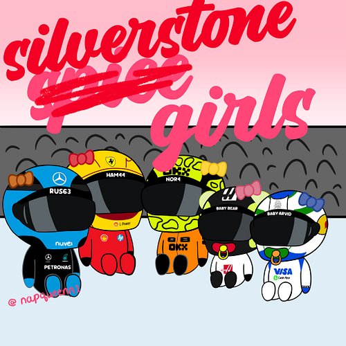 the fans left too 💀

#f1fanart #spicegirls #silverstonegirls